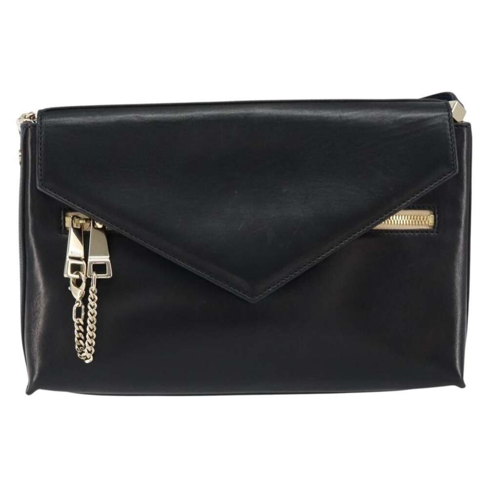 Chloe Leather Shoulder Bag Black